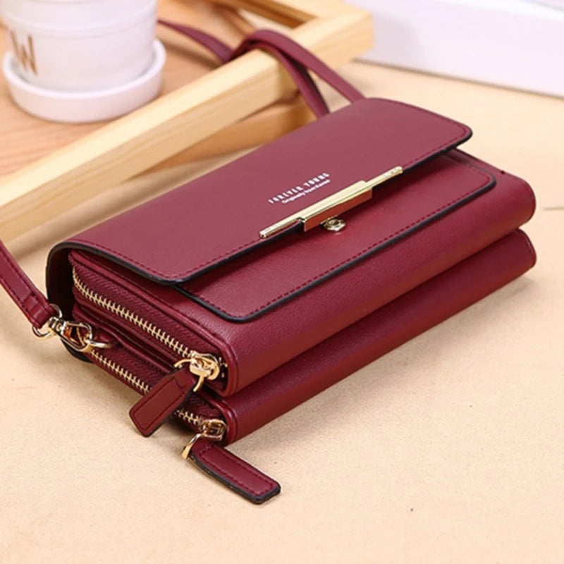 Women's Korean Wallet Handbag | Multi-Card Casual Shoulder Bag