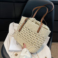 Rattan Wicker Tote Bag | Large Capacity Bohemian Beach Handbag for Women